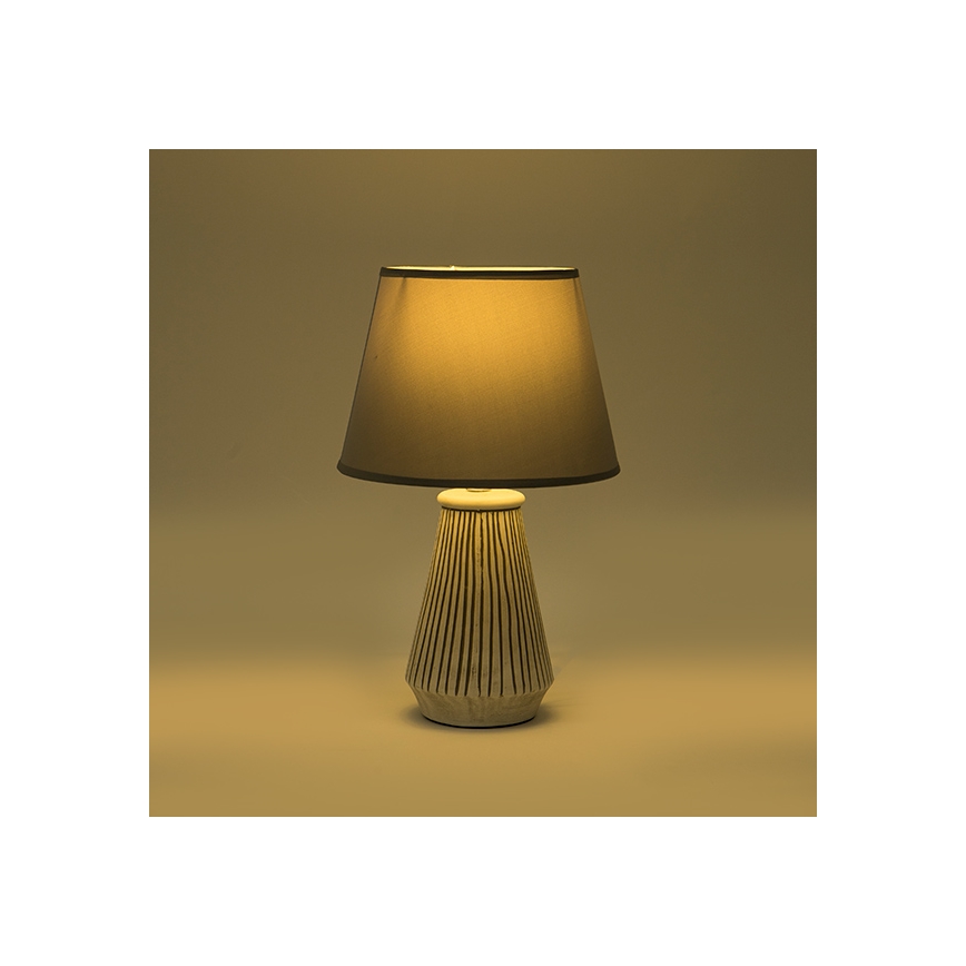 Lampe de table 1xE14/40W/230V patine/gris