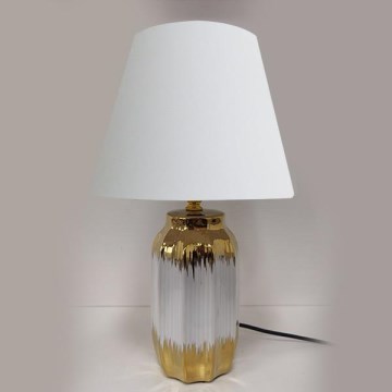 Lampe de table 1xE14/60W/230V blanc/doré
