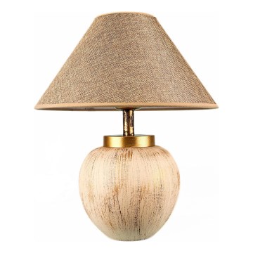 Lampe de table 1xE27/40W/230V beige