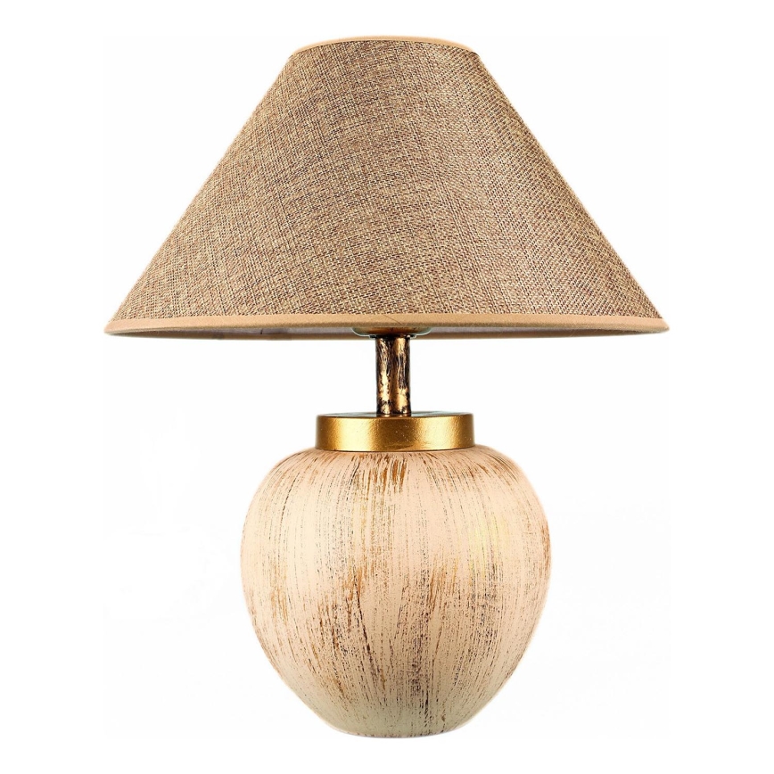 Lampe de table 1xE27/40W/230V beige