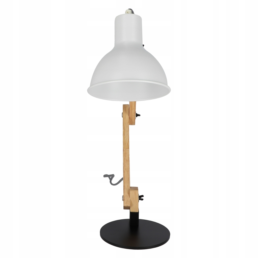 Lampe de table 1xE27/40W/230V blanche/noire