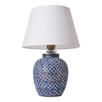 Lampe de table 1xE27/40W/230V bleu