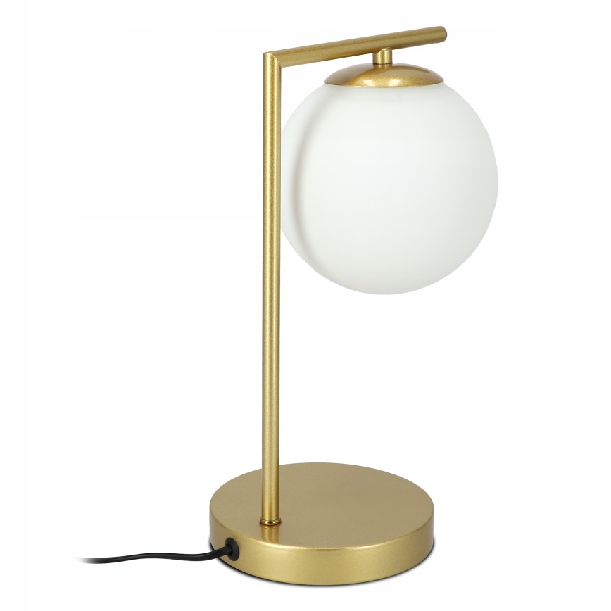 Lampe de table 1xE27/40W/230V dorée/blanche