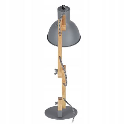 Lampe de table 1xE27/40W/230V grise