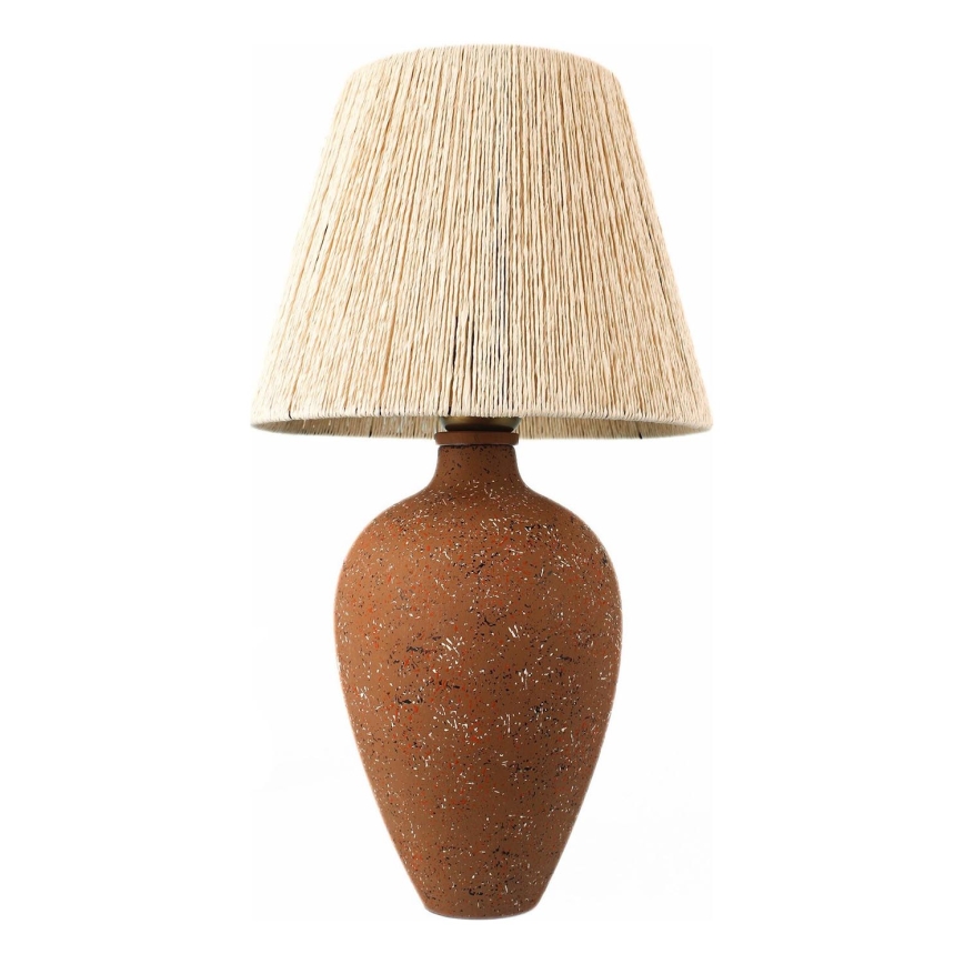 Lampe de table 1xE27/40W/230V marron/crème