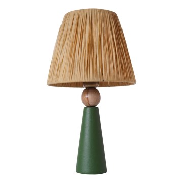 Lampe de table 1xE27/40W/230V marron/vert