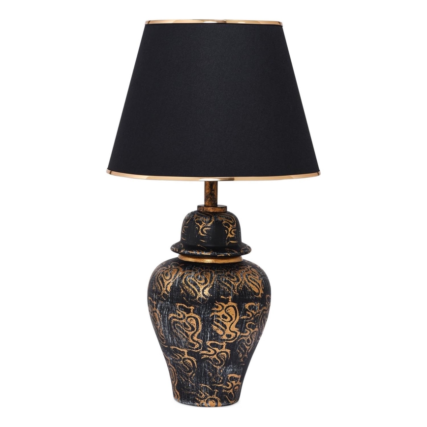 Lampe de table 1xE27/40W/230V noir