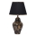 Lampe de table 1xE27/40W/230V noir