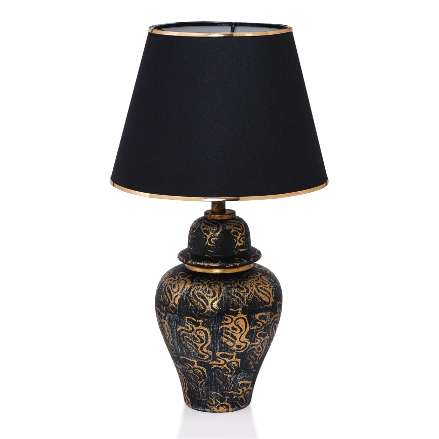 Lampe de table 1xE27/40W/230V noir