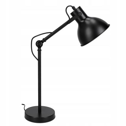 Lampe de table 1xE27/40W/230V noire