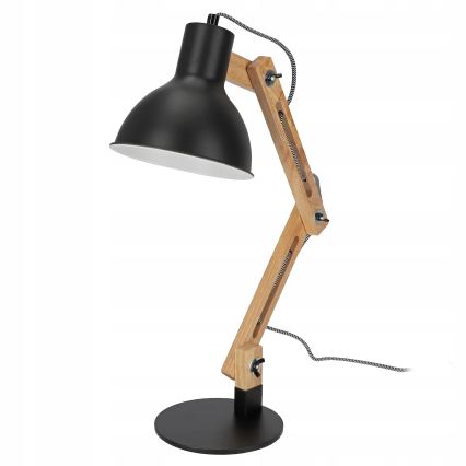 Lampe de table 1xE27/40W/230V noire