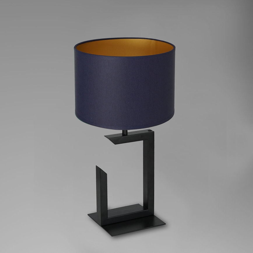 Lampe de table 1xE27/60W/230V 45 cm bleu/doré