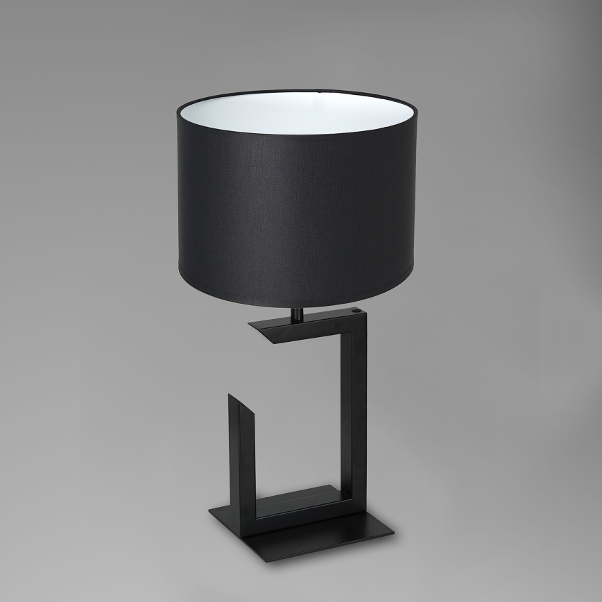 Lampe de table 1xE27/60W/230V 45 cm noir/blanc