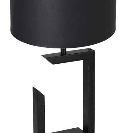 Lampe de table 1xE27/60W/230V 45 cm noir/blanc