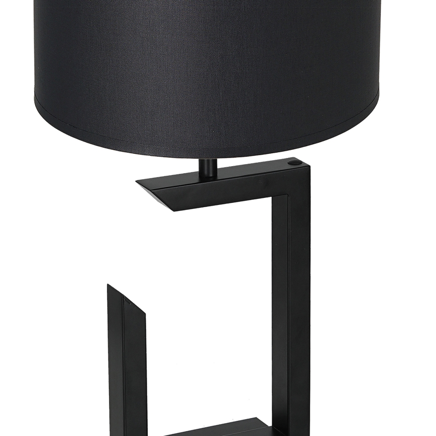 Lampe de table 1xE27/60W/230V 45 cm noir/blanc