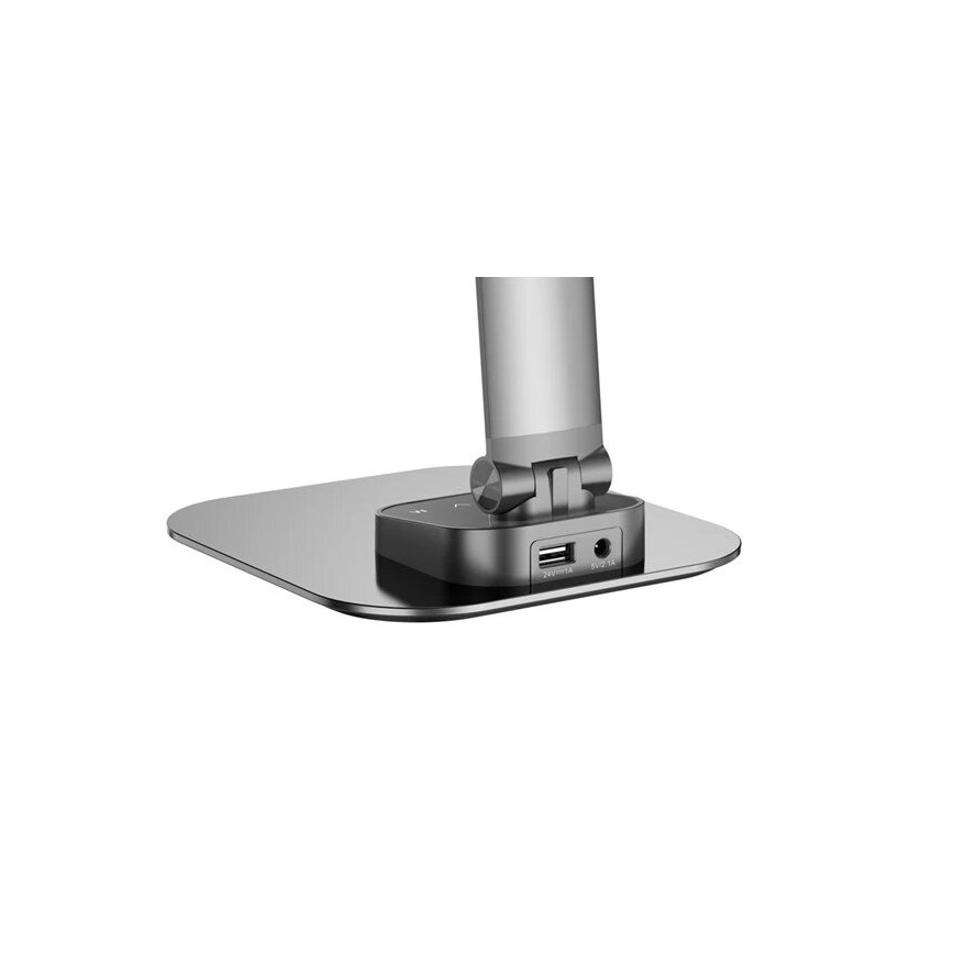 Lampe de table à intensité variable avec USB LED/7,5W/230V 3000K/4000K/5500K anthracite