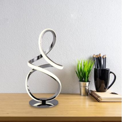 Lampe de table à intensité variable LED/28W/230V 3000/4000/6500K chrome brillant