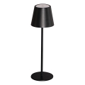 Lampe de table à intensité variable rechargeable INITA LED/1,2W/1800 mAh IP54 noir