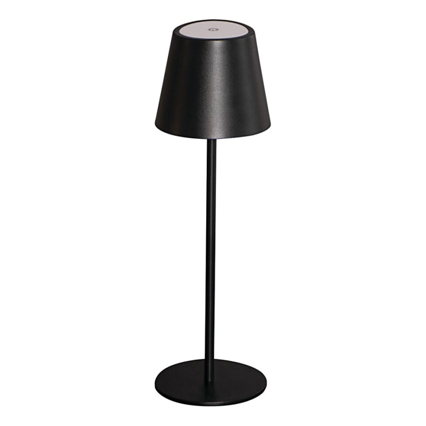 Lampe de table à intensité variable rechargeable INITA LED/1,2W/1800 mAh IP54 noir