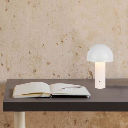 Lampe de table tactile rechargeable et à intensité variable LED/1W/5V 3000-6000K 1800 mAh blanc