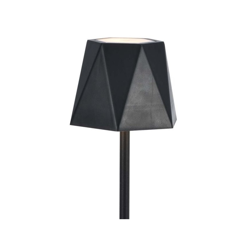 Lampe de table tactile rechargeable et à intensité variable LED/4W/5V 3000-6000K 1800 mAh noir