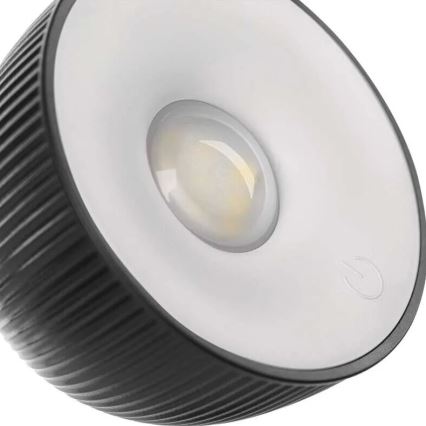 Lampe de table à intensité variable rechargeable magnétique 4en1 LED/4,2W/3,7V 4000K 1200mAh noir