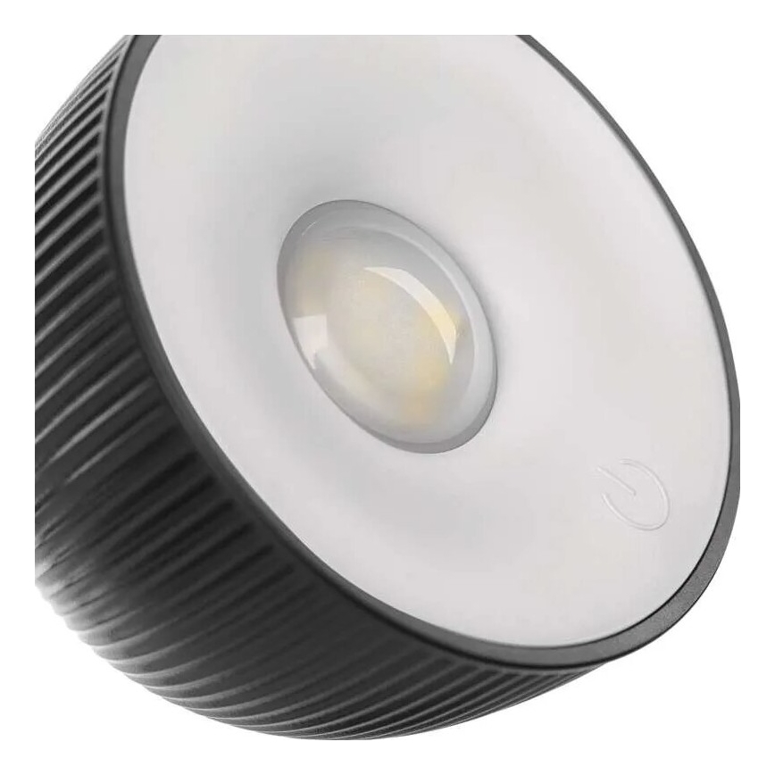 Lampe de table à intensité variable rechargeable magnétique 4en1 LED/4,2W/3,7V 4000K 1200mAh noir