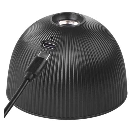 Lampe de table à intensité variable rechargeable magnétique 4en1 LED/4,2W/3,7V 4000K 1200mAh noir