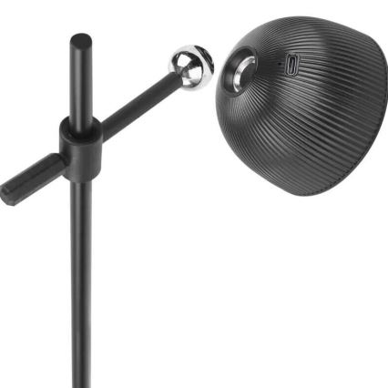 Lampe de table à intensité variable rechargeable magnétique 4en1 LED/4,2W/3,7V 4000K 1200mAh noir
