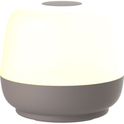 Lampe de table extérieure à intensité variable SAMBA LED/1,2W/5V USB 1200 mAh IP44 gris
