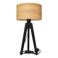 Lampe de table ALBA 1xE27/15W/230V marron/pin