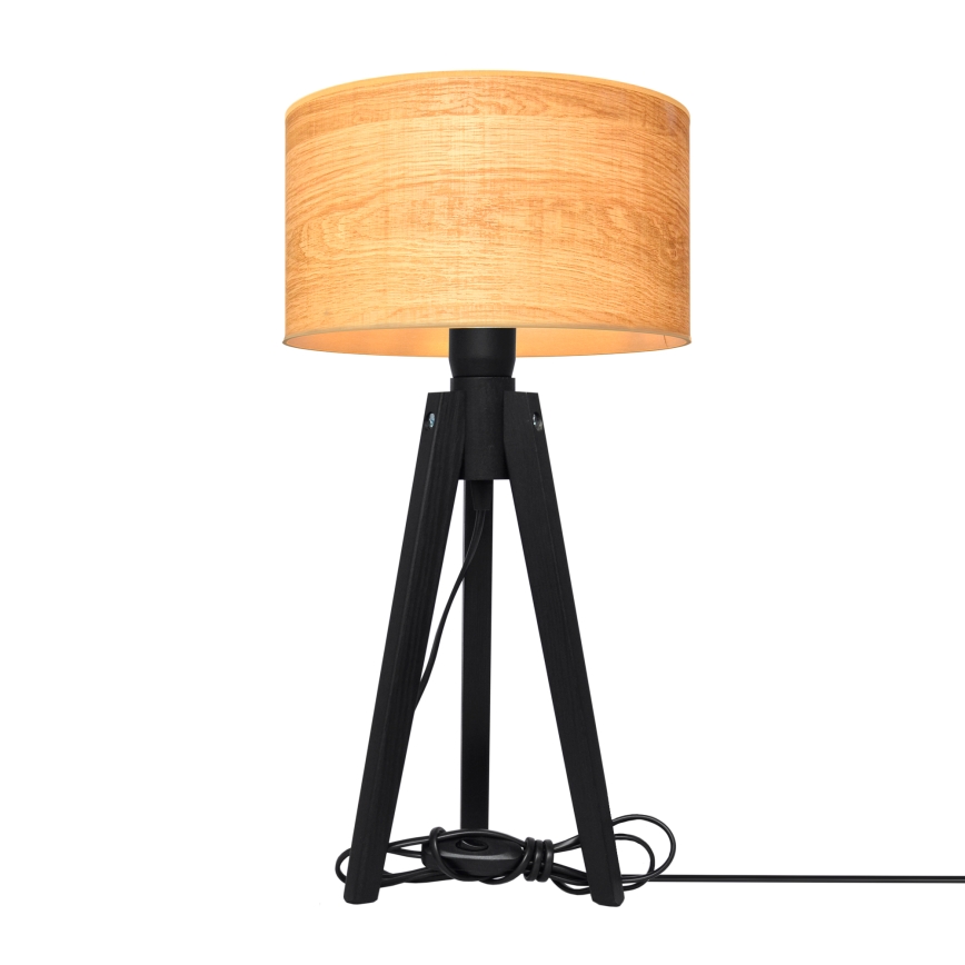Lampe de table ALBA 1xE27/15W/230V marron/pin