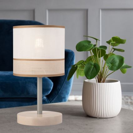 Lampe de table ANDREA 1xE27/60W/230V hêtre