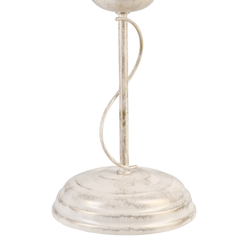 Lampe de table ANTON 1xE14/60W/230V patine blanche