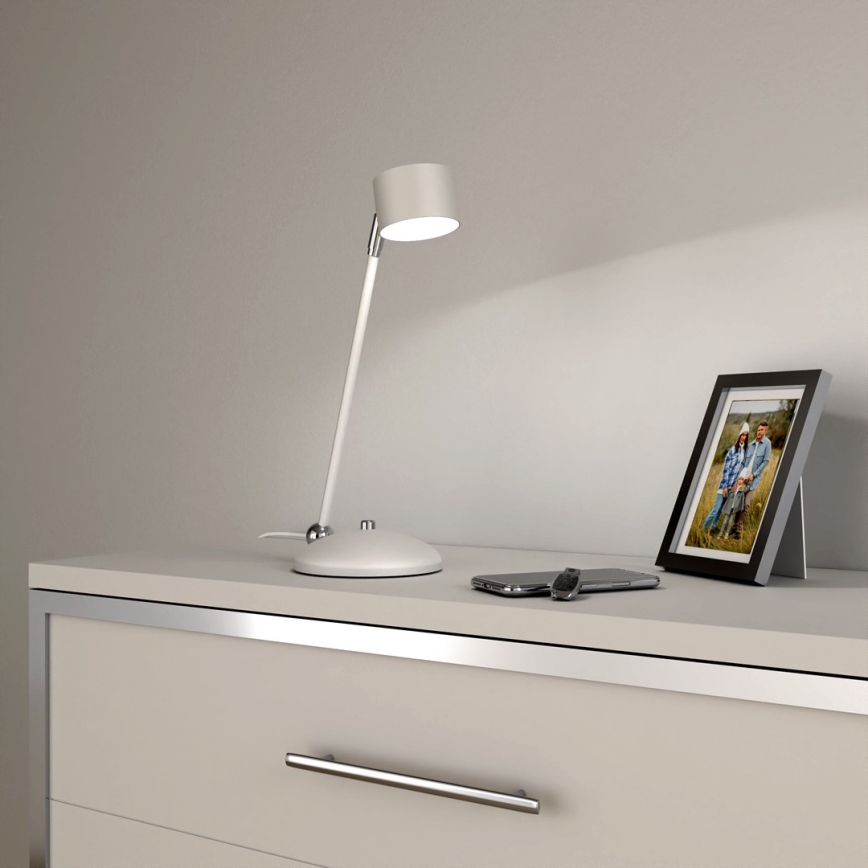 Lampe de table ARENA 1xGX53/11W/230V blanc/chrome brillant