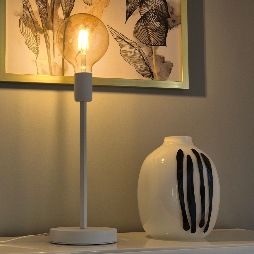 Lampe de table ASTRID 1xE27/60W/230V blanc
