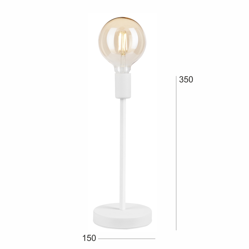 Lampe de table ASTRID 1xE27/60W/230V blanc