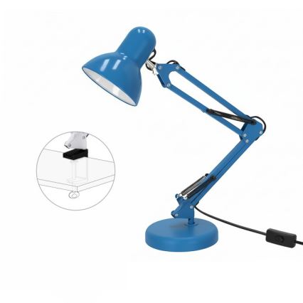 Lampe de table AURIQ 1xE27/60W/230V bleue