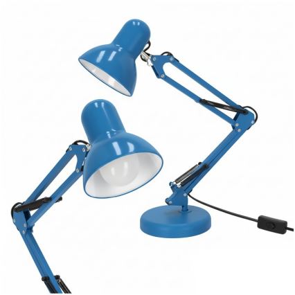 Lampe de table AURIQ 1xE27/60W/230V bleue