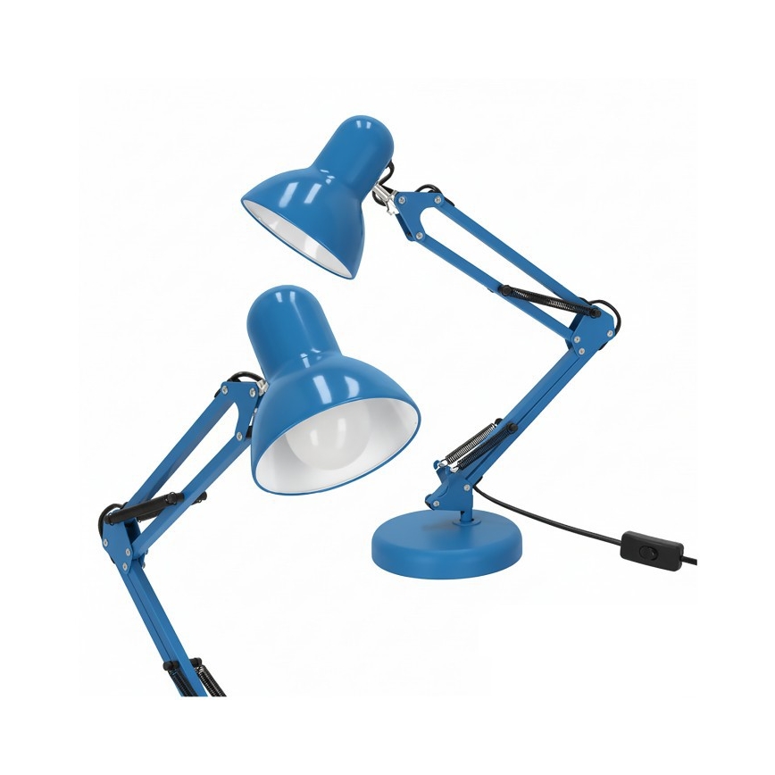 Lampe de table AURIQ 1xE27/60W/230V bleue