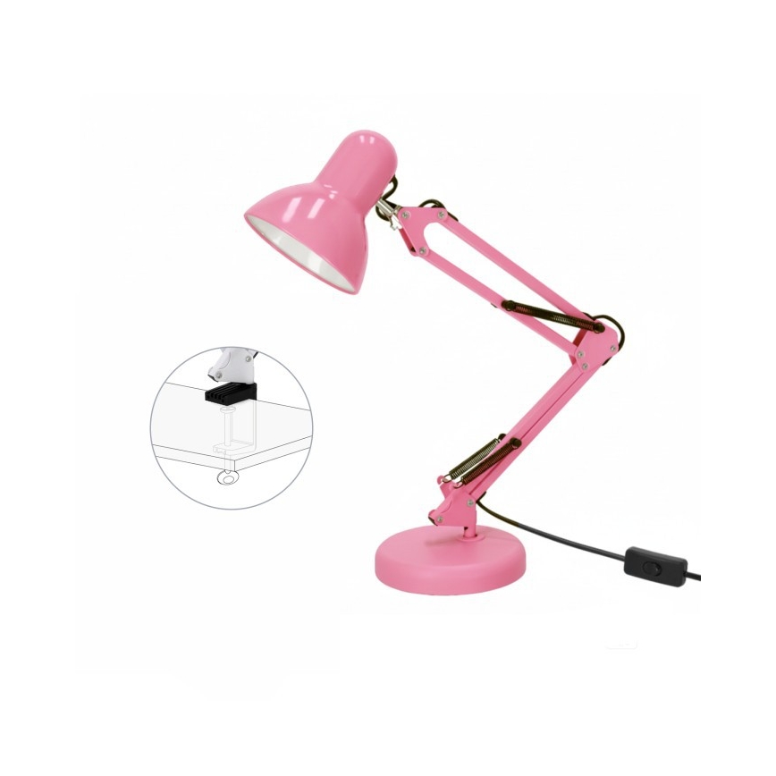 Lampe de table AURIQ 1xE27/60W/230V rose
