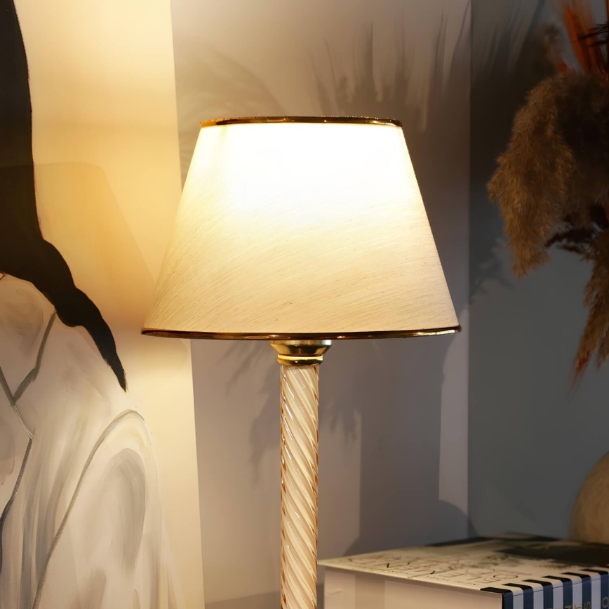 Lampe de table AYD 1xE27/40W/230V beige/doré