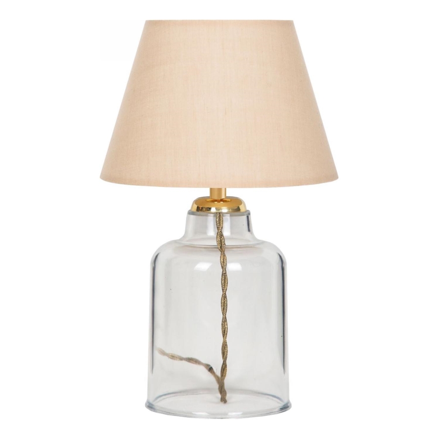 Lampe de table AYD 1xE27/40W/230V beige/transparent