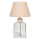 Lampe de table AYD 1xE27/40W/230V beige/transparent