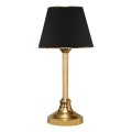 Lampe de table AYD 1xE27/40W/230V noir/doré