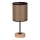 Lampe de table BENITA 1xE27/60W/230V 30 cm brun/chêne