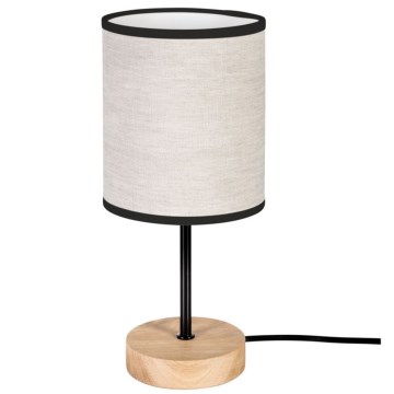 Lampe de table BOHO 1xE27/25W/230V chêne