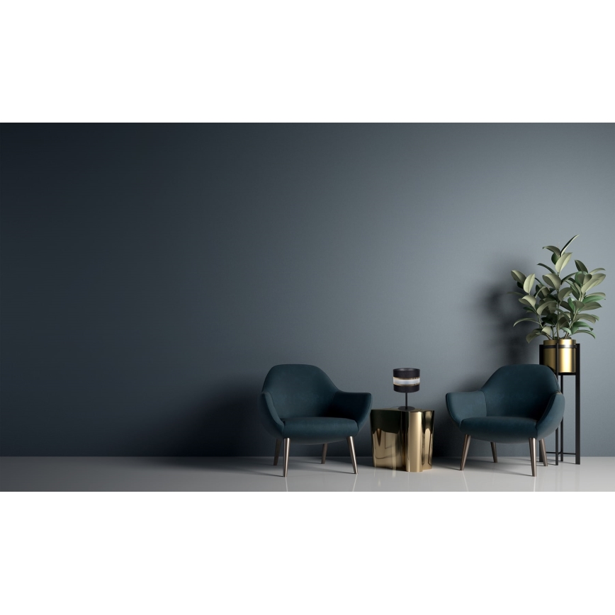 Lampe de table CORAL 1xE27/60W/230V noire