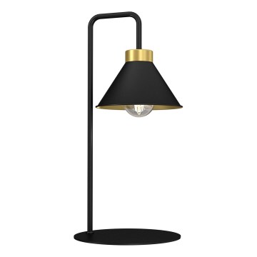 Lampe de table DEMET 1xE27/15W/230V noir/doré