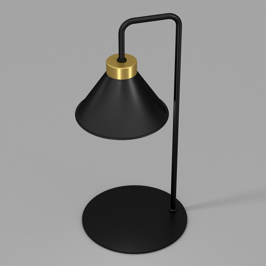 Lampe de table DEMET 1xE27/15W/230V noir/doré